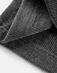 EP YAYING Black Textured Fabric Pants