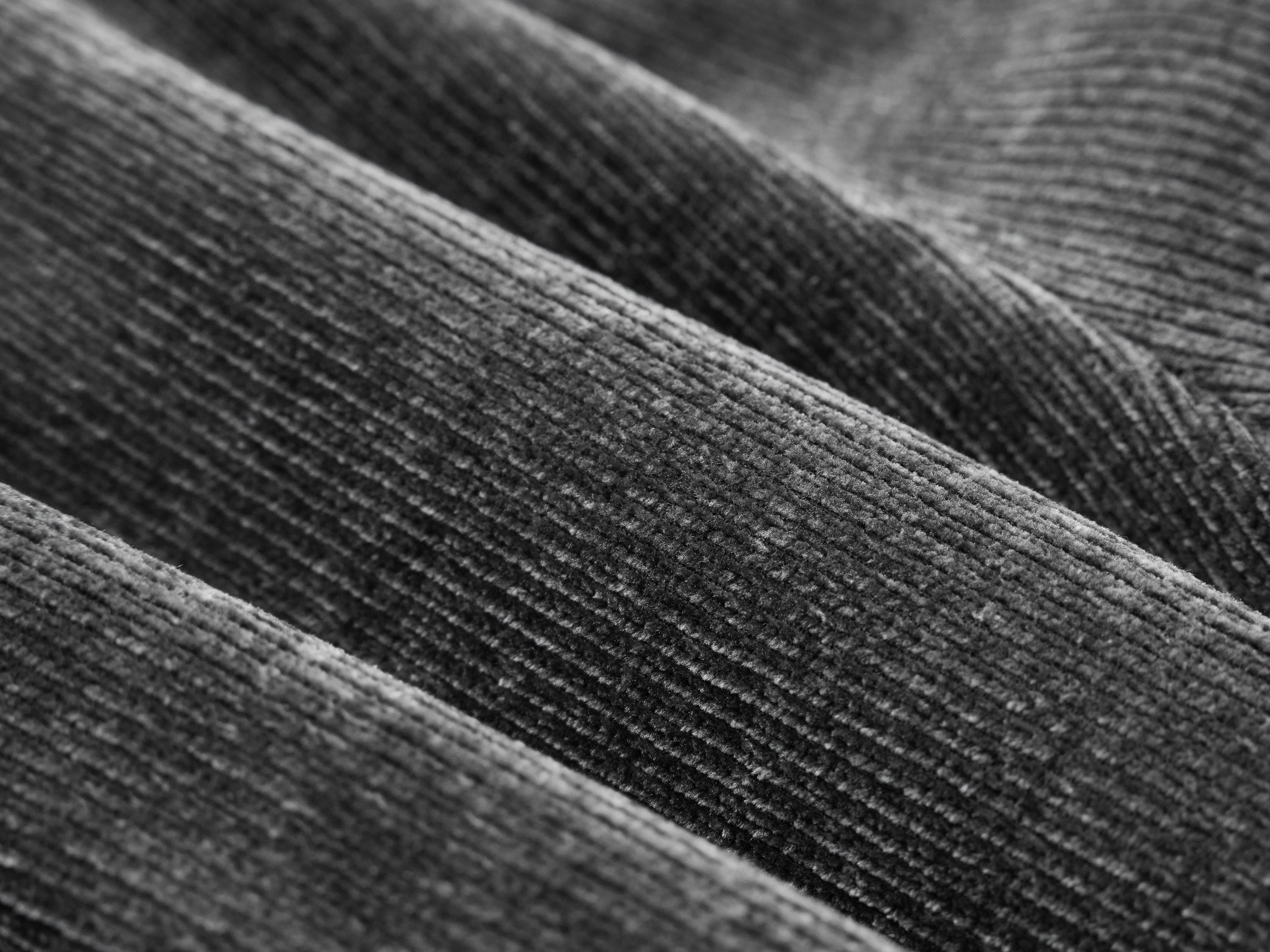 EP YAYING Black Textured Fabric Pants