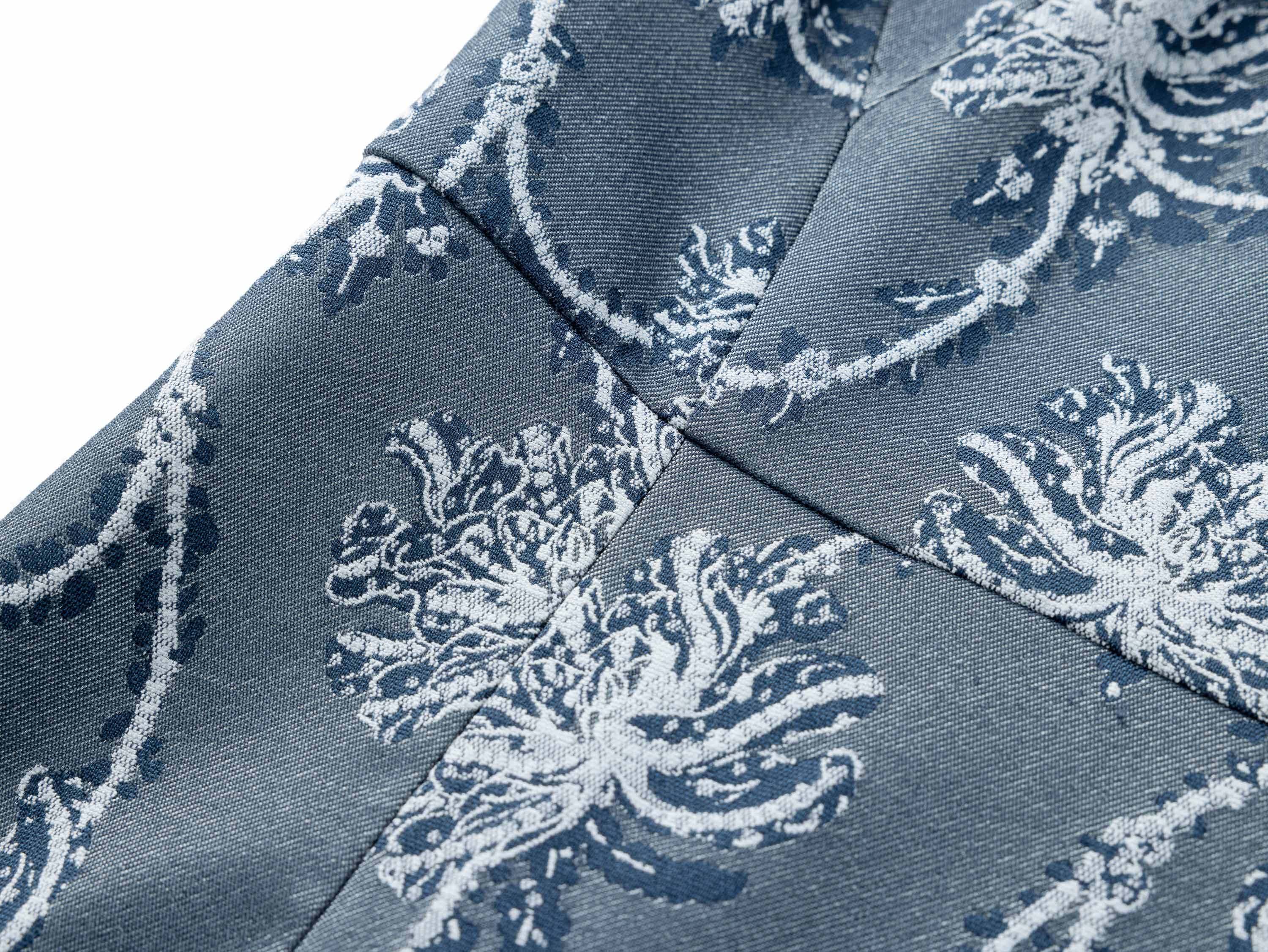YAYING Elegant silk jacquard sleeveless A-line dress
