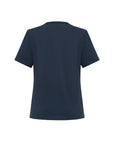 EP YAYING Embroidered Cotton T-Shirt