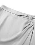 YAYING pleated midi skirt