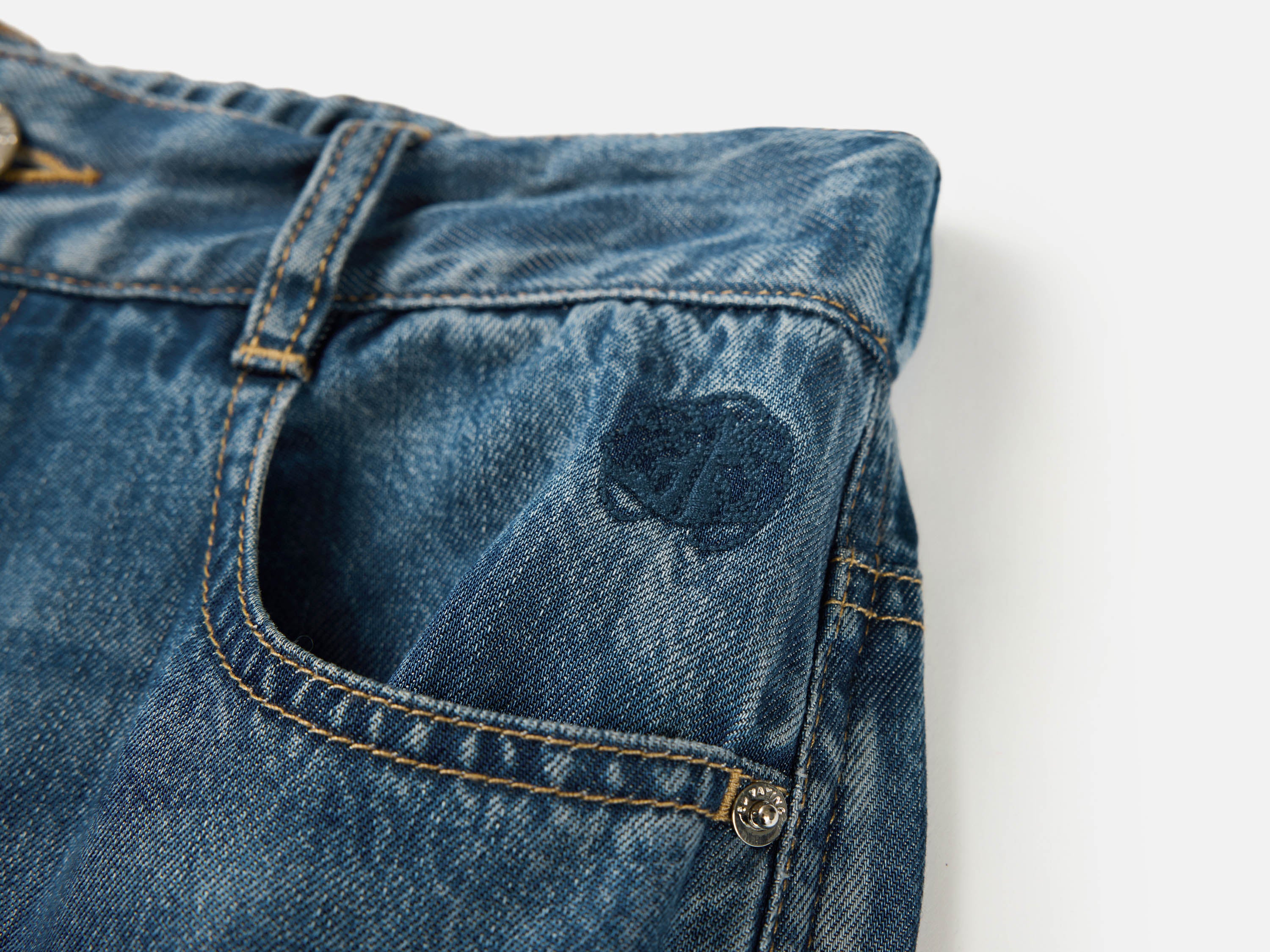 EP Yaying TENCEL Soft Denim Straight-Leg Jeans