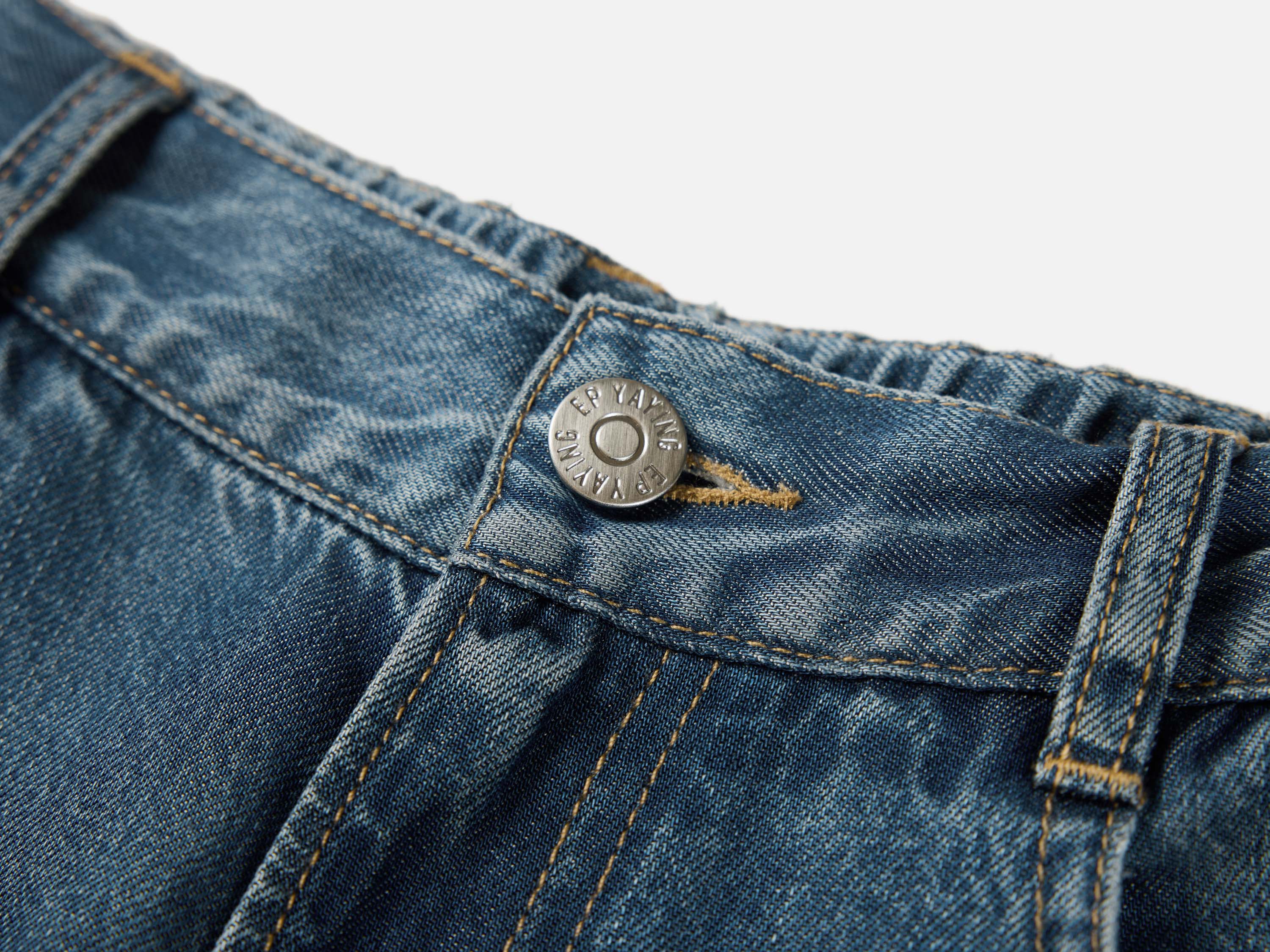EP Yaying TENCEL Soft Denim Straight-Leg Jeans