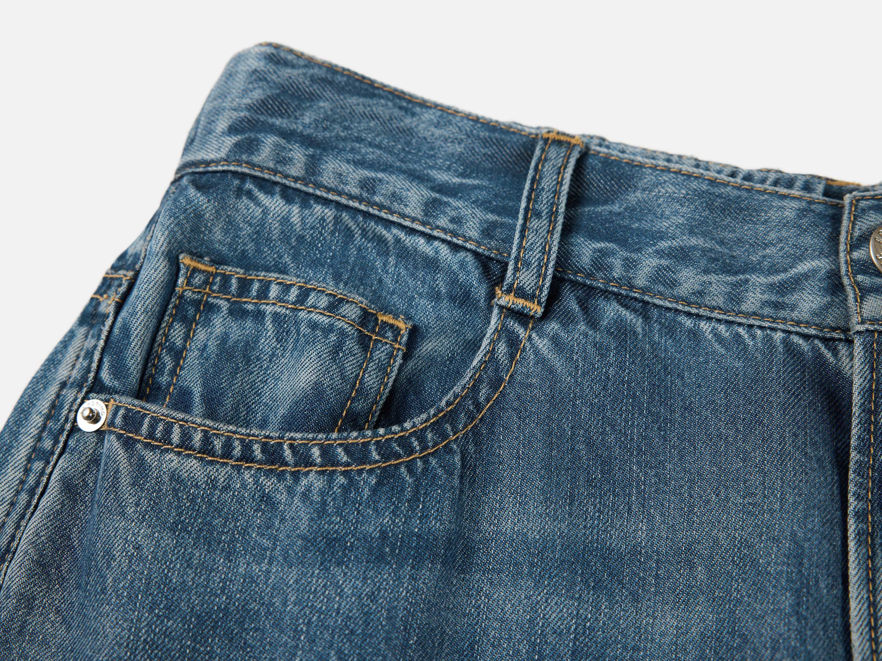 EP Yaying TENCEL Soft Denim Straight-Leg Jeans