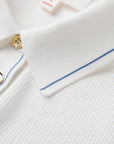 EP YAYING Minimalist Embroidered Polo Short-Sleeve Knit Top