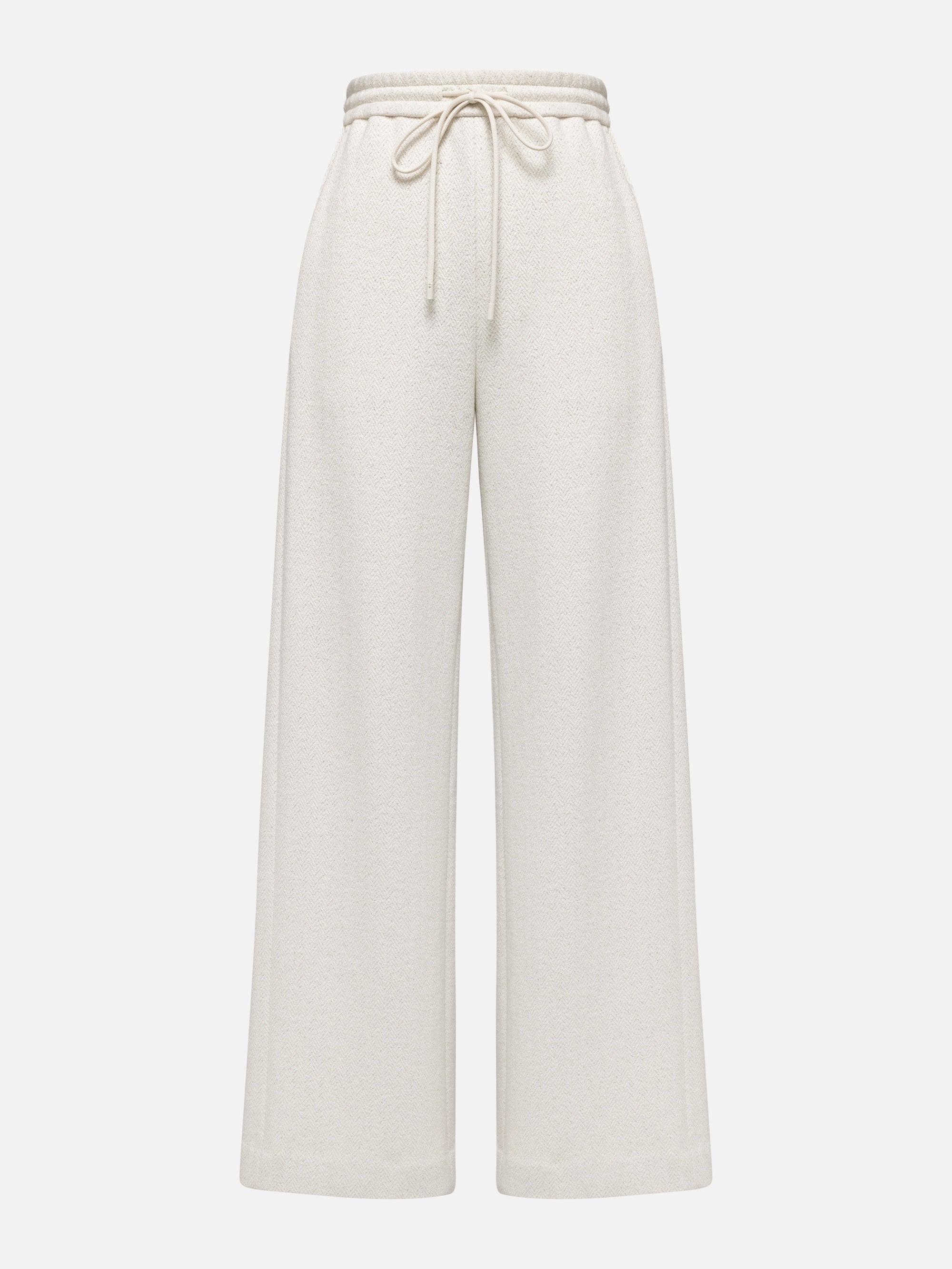 EP YAYING Relaxed Wool Straight-Leg Pants