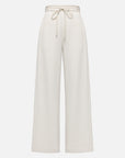 EP YAYING Relaxed Wool Straight-Leg Pants