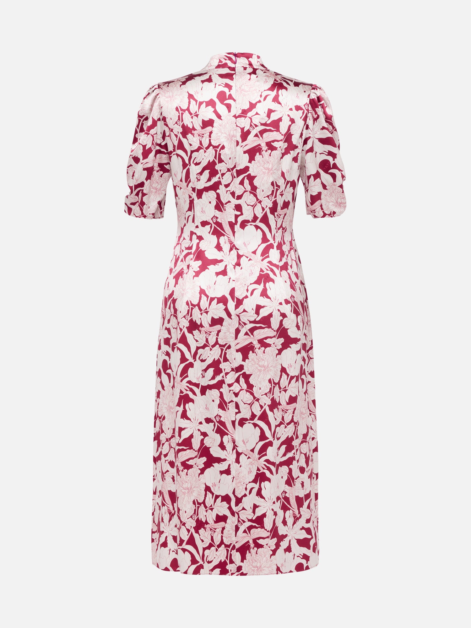 EP YAYING Silk Printed Dress