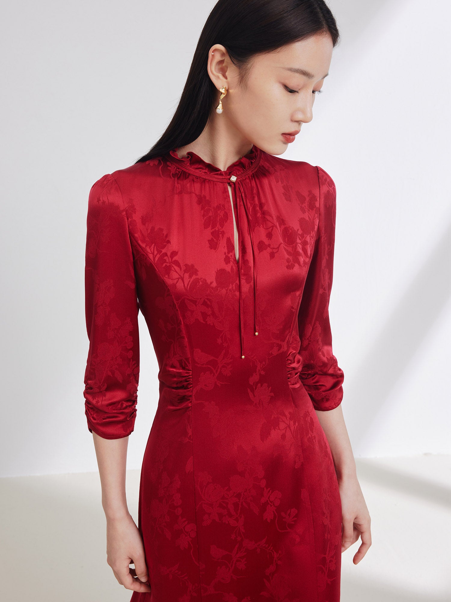 EP YAYING Silk Dress