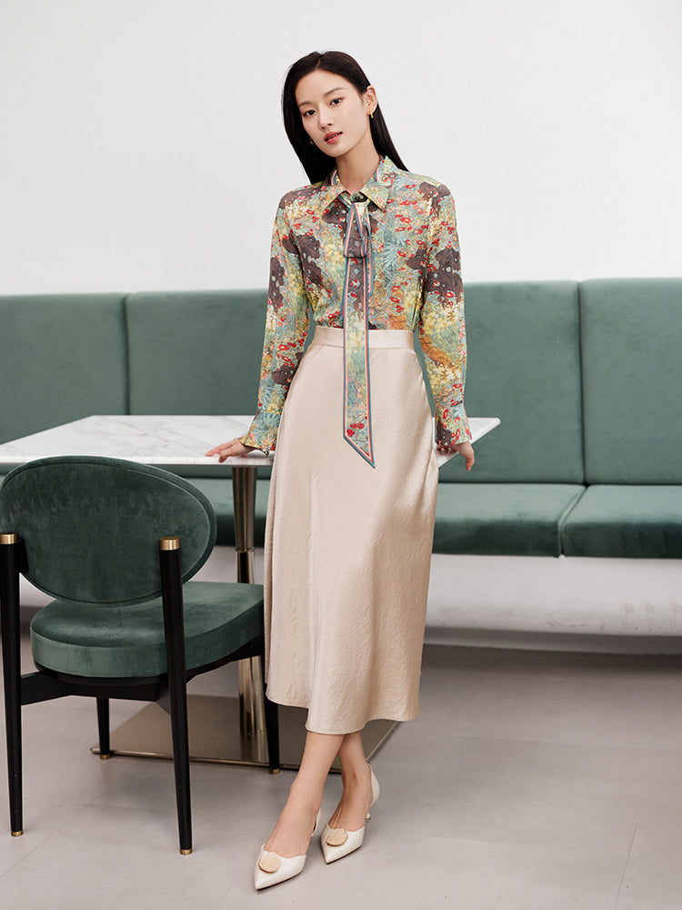 YAYING oil-painted blouse