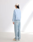 EP YAYING Textured Embroidered Jacket