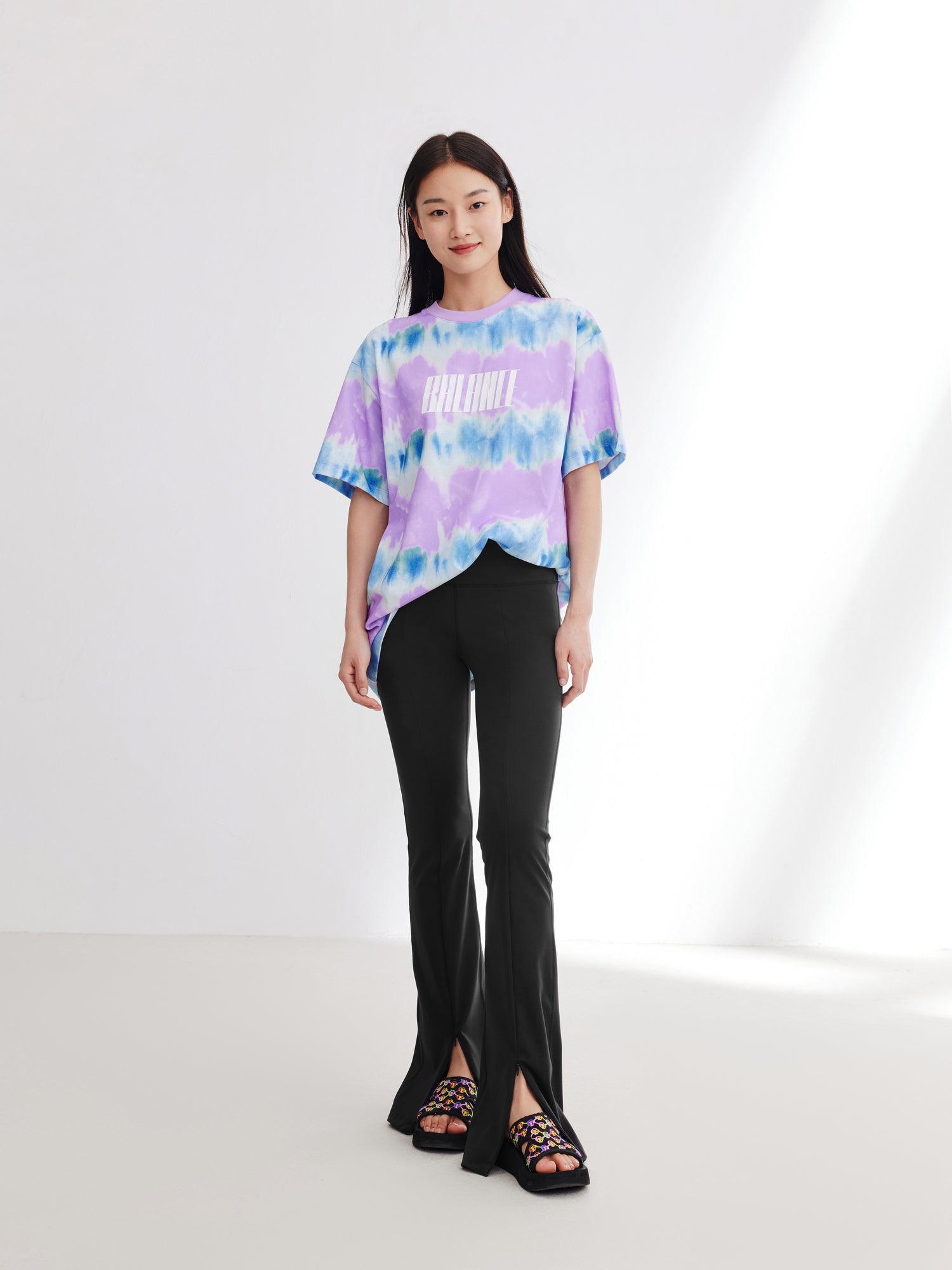 EP YAYING Loose Fit Printed Short-sleeve T-shirt