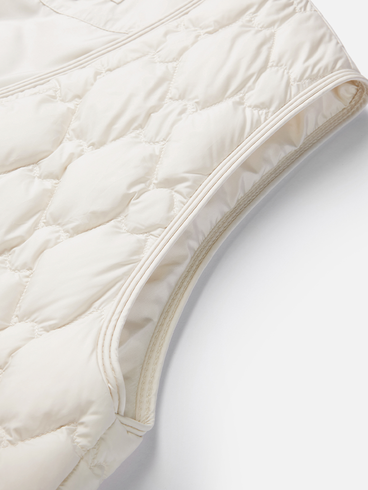 EP YAYING White Duck Down Puffer Vest