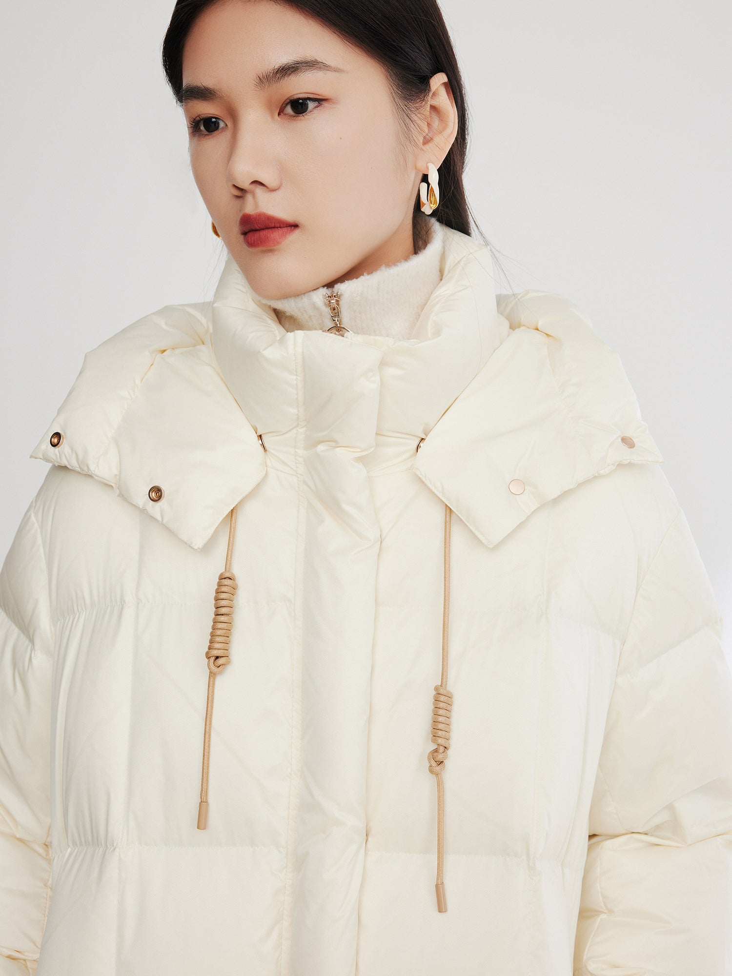 EP YAYING  mid-length down jacket