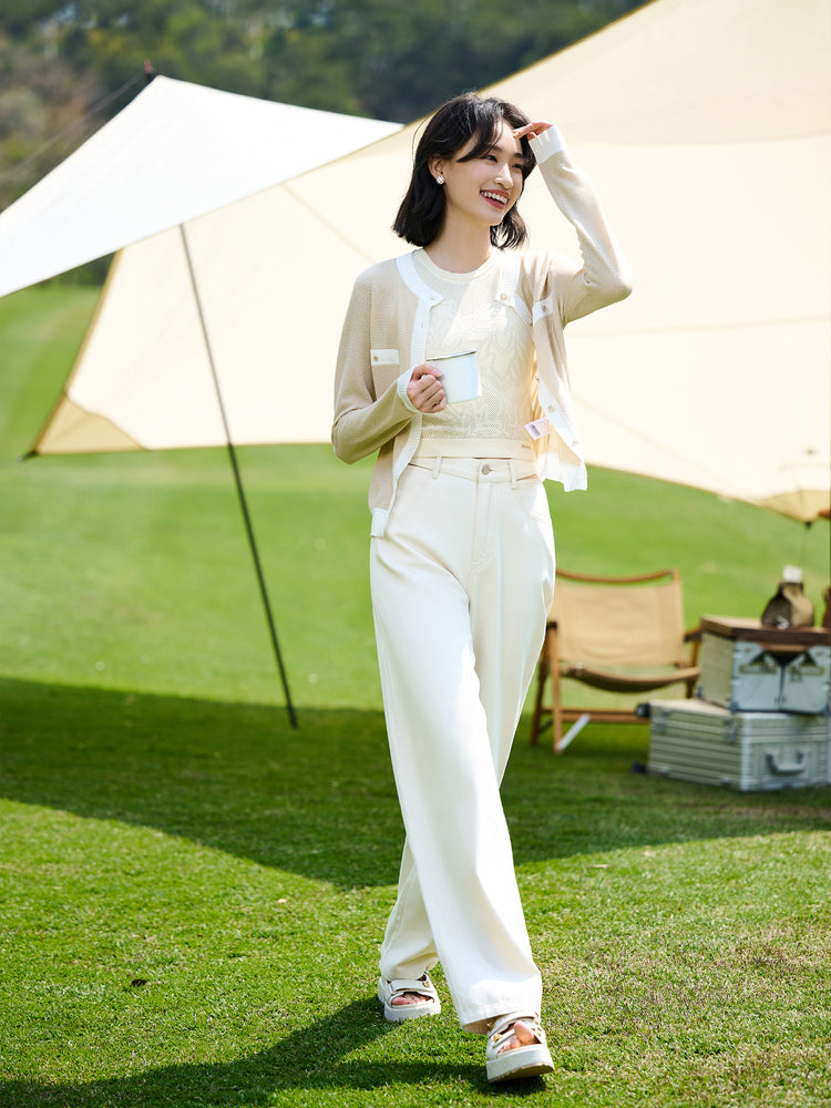 EP YAYING Fragrant Breeze Knit Sweater