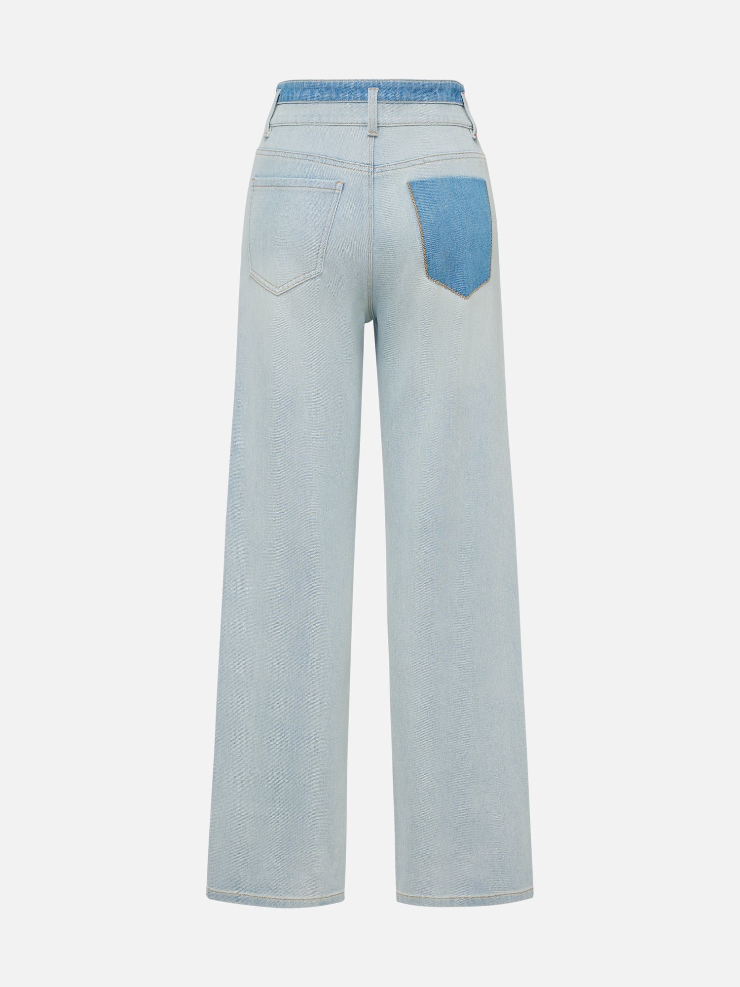 EP YAYING High-Waisted Straight-Leg Jeans