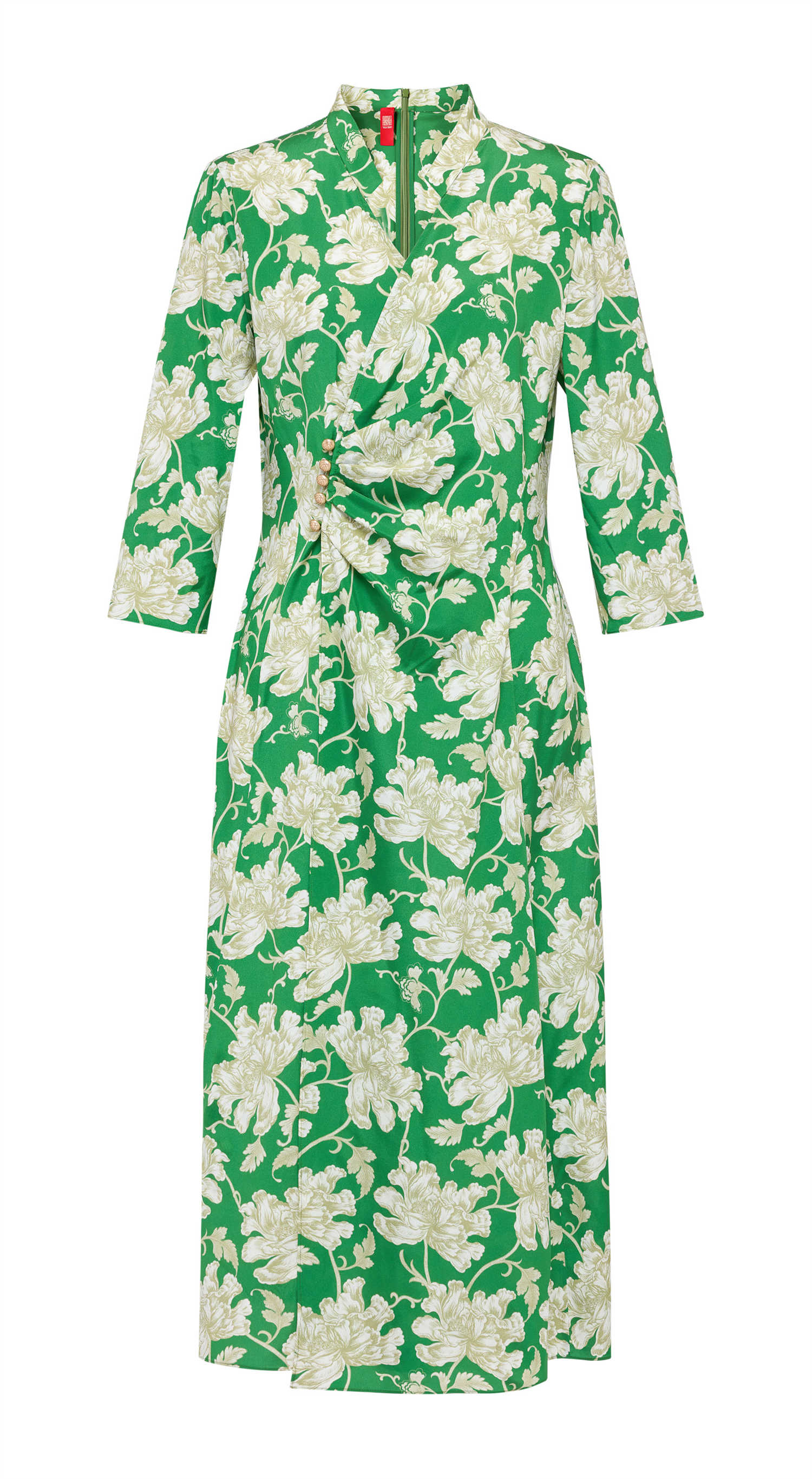 YAYING Silk Floral Dress EPJES4621BG