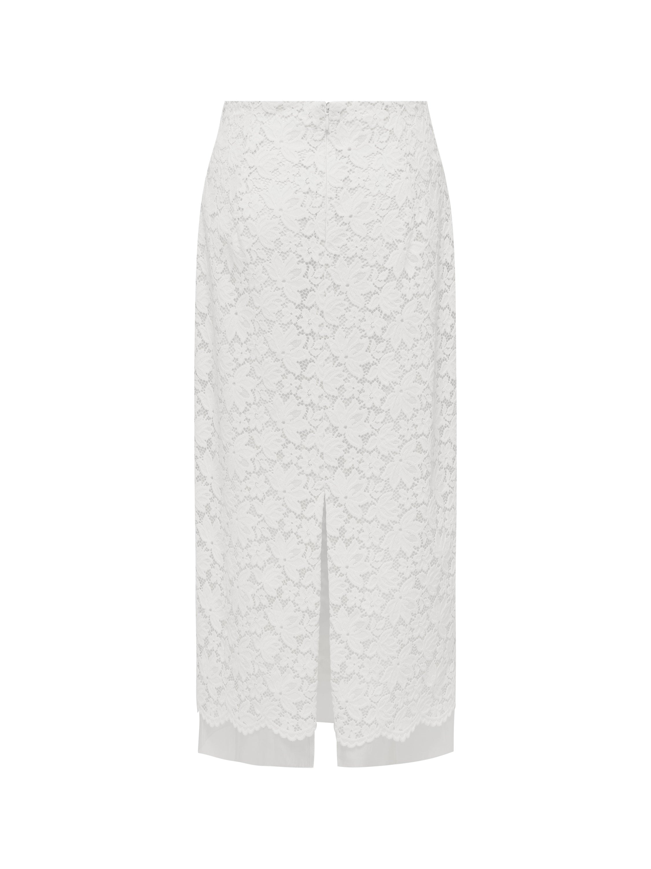 EP YAYING White Lace Skirt