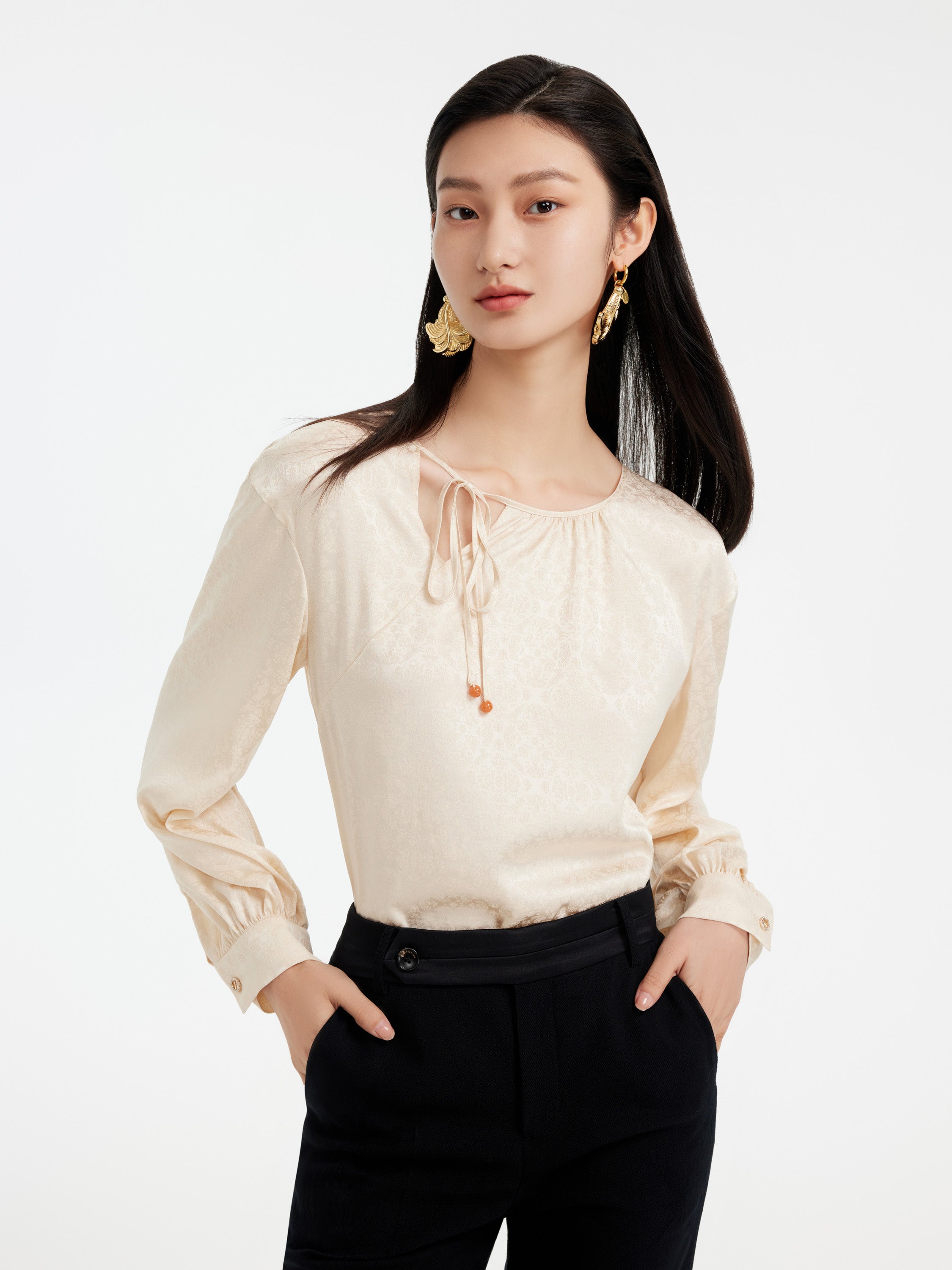 EP YAYING Silk Shirt