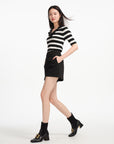 EP YAYING High-Waisted Small A-Line Casual Shorts
