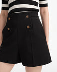 EP YAYING High-Waisted Small A-Line Casual Shorts