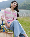 EP YAYING Vintage Style Denim Skirt