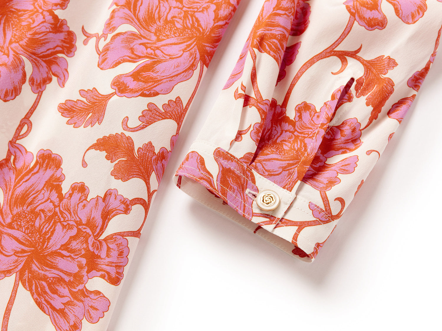 YAYING Silk Printed Dress