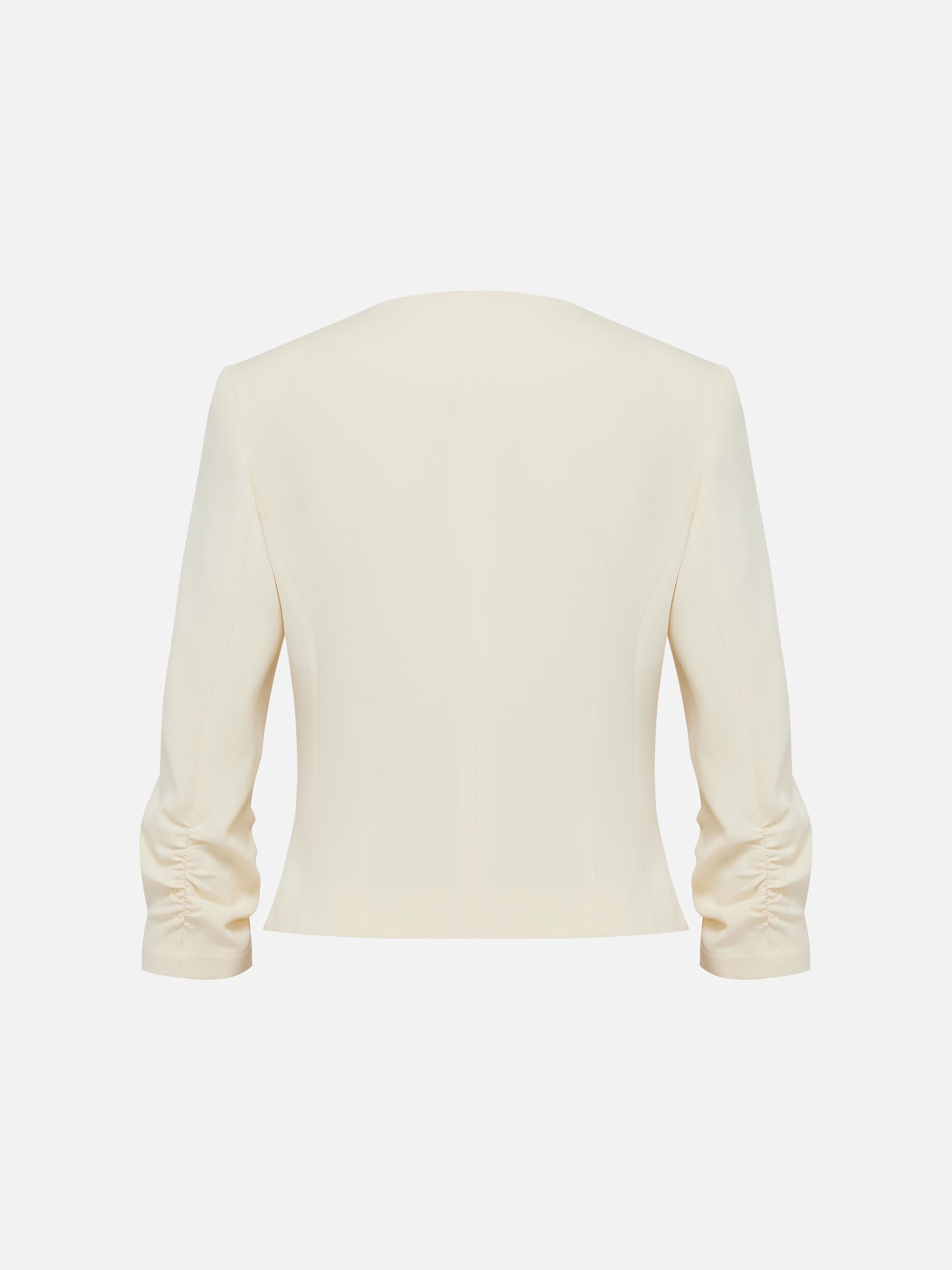 EP YAYING Mulberry Silk Pleated Coat