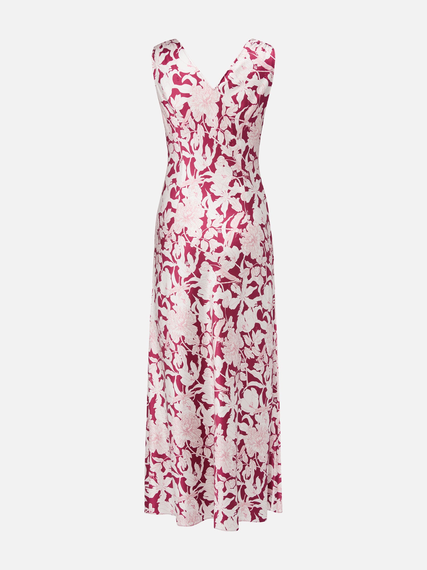 EP YAYING Silk Printed Dress