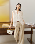YAYING Chinese-style silk vest EPLPA1007AW