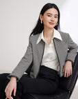 EP YAYING Vintage Parisian-Style Jacket