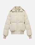 EP YAYING Chenille Jacquard Goose Down Coat EGKIAY131AM