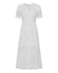EP YAYING White V-Neck Dress