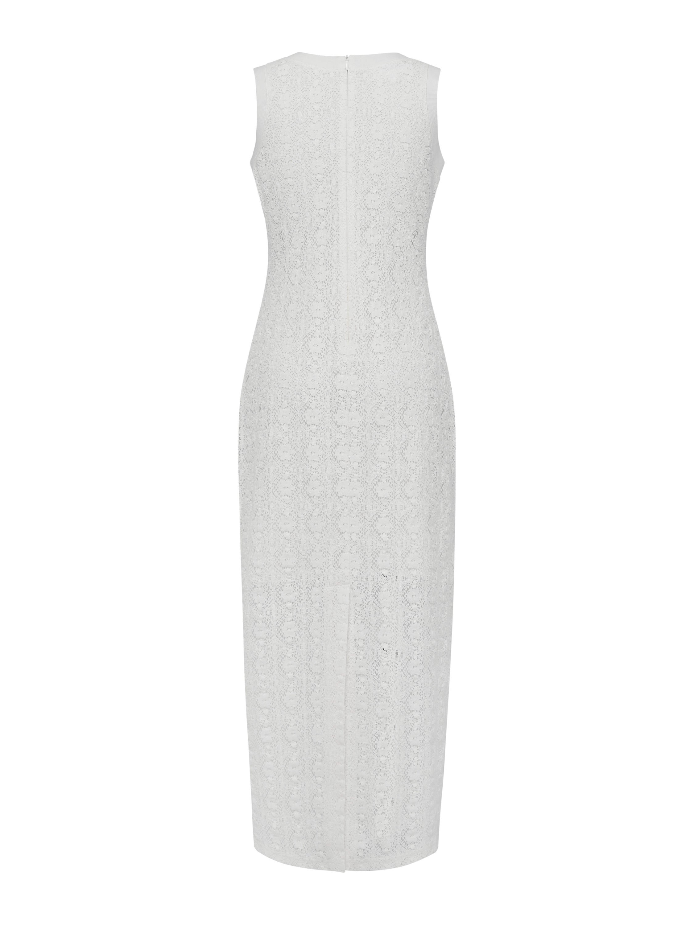 YAYING White Sleeveless Dress