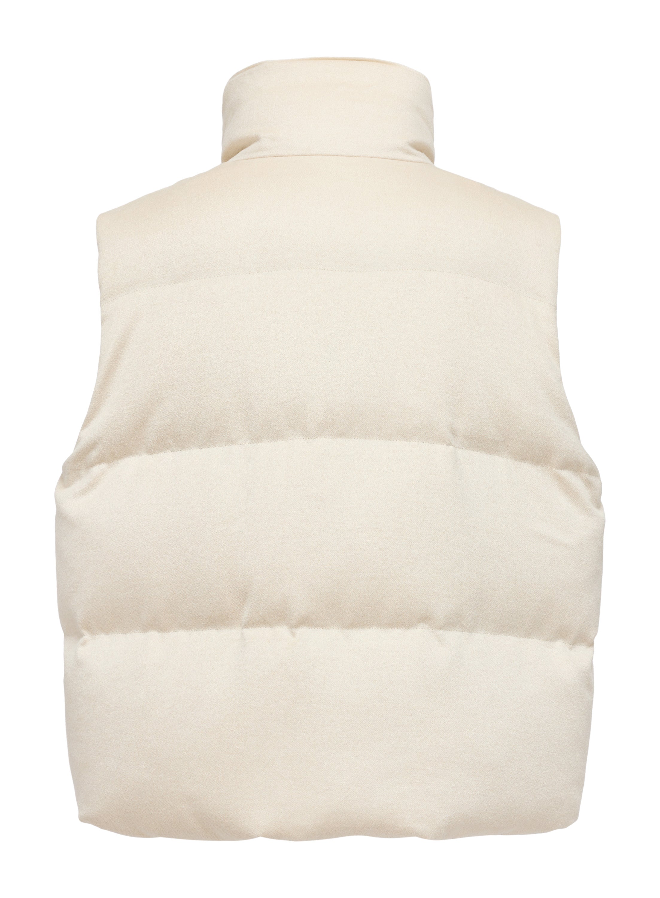 YAYING Cream Puffer Vest