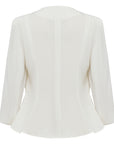 YAYING Collarless Short Jacket