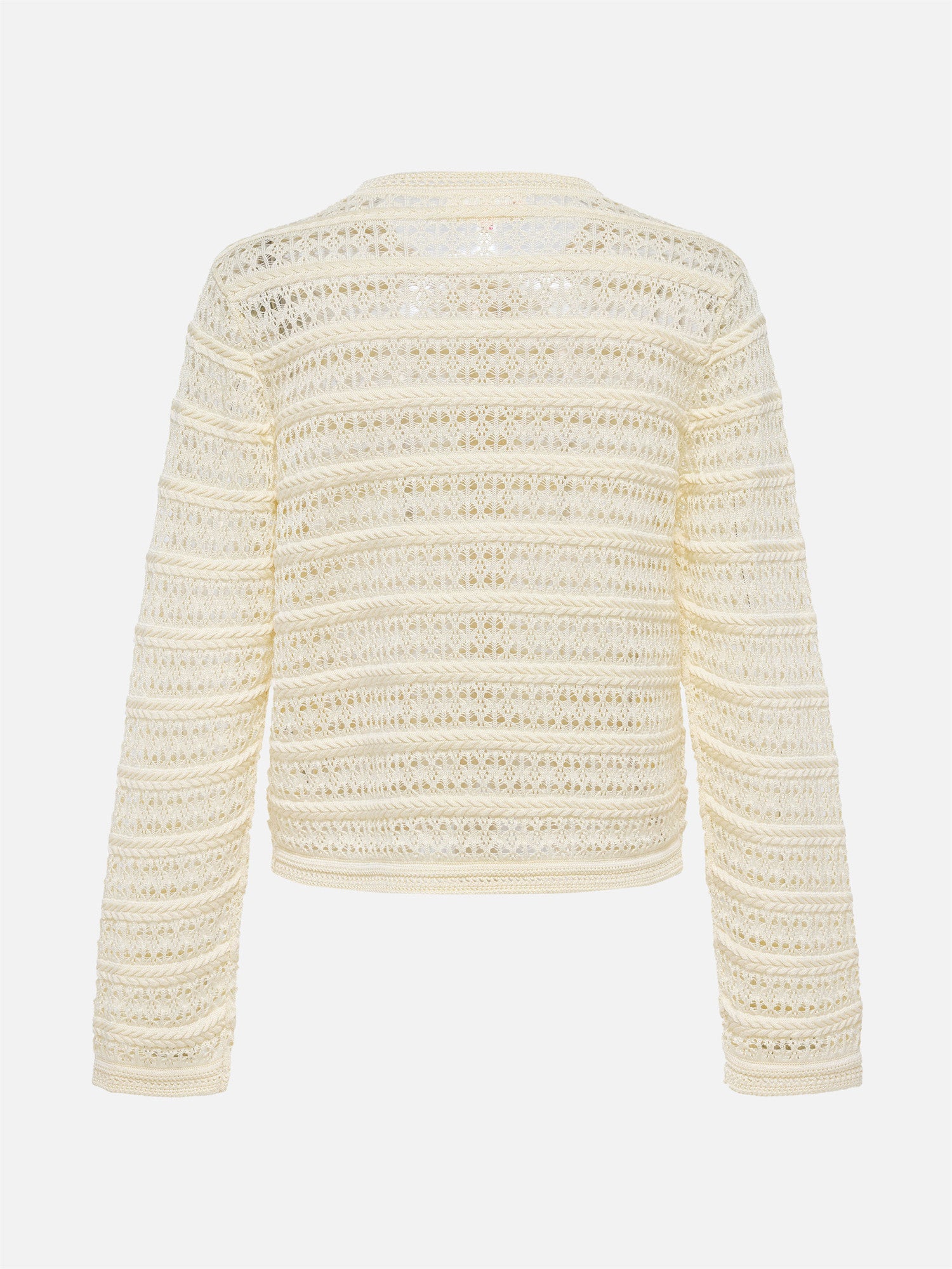 EP YAYING Hollow Textured Knit Cardigan EGKEC9121AM
