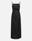 EP YAYING Elegant Mulberry Silk Jacquard Skirt Camisole Dress
