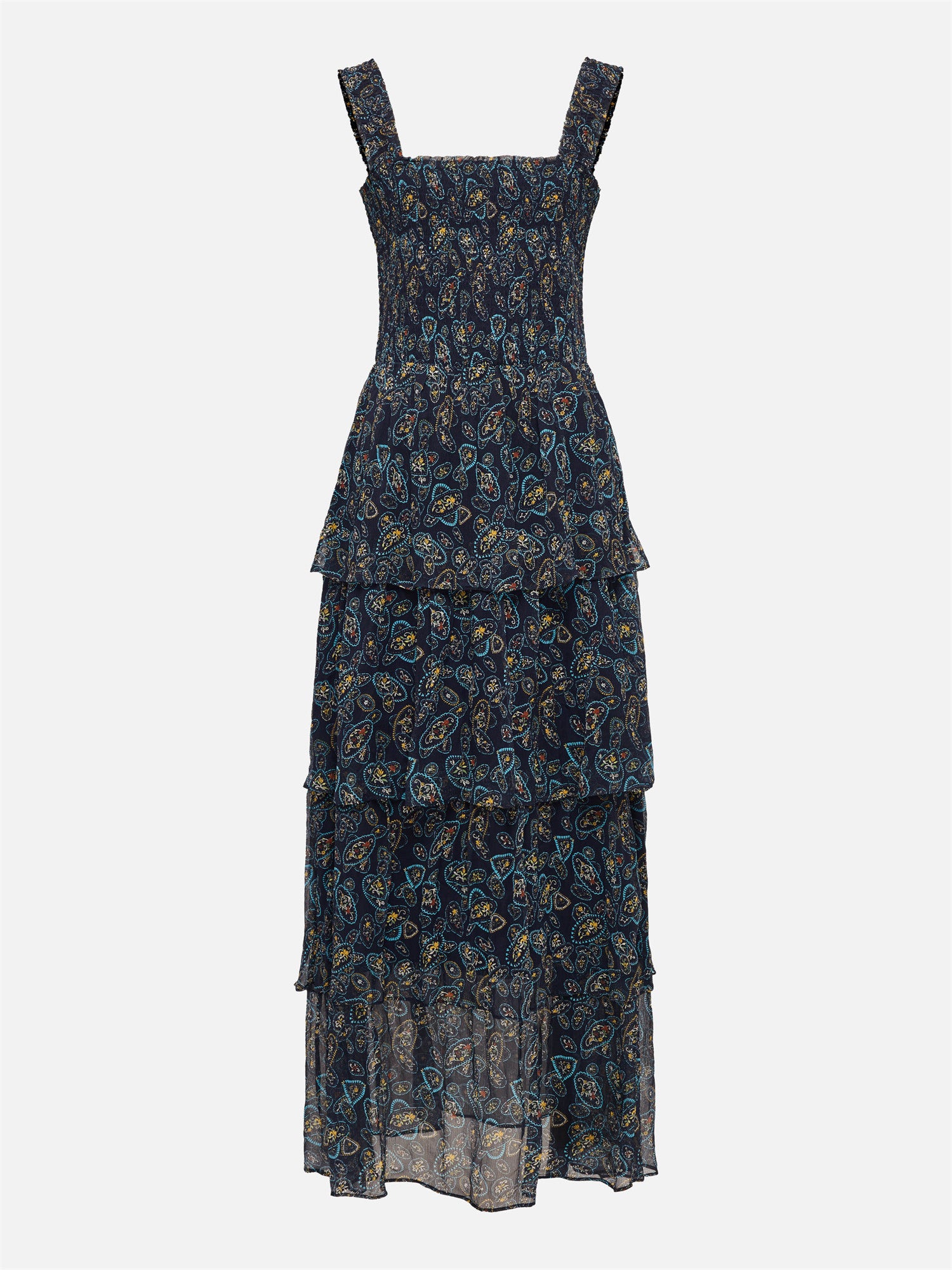 EP YAYING Silk Printed Dress EGKEA4209AZ