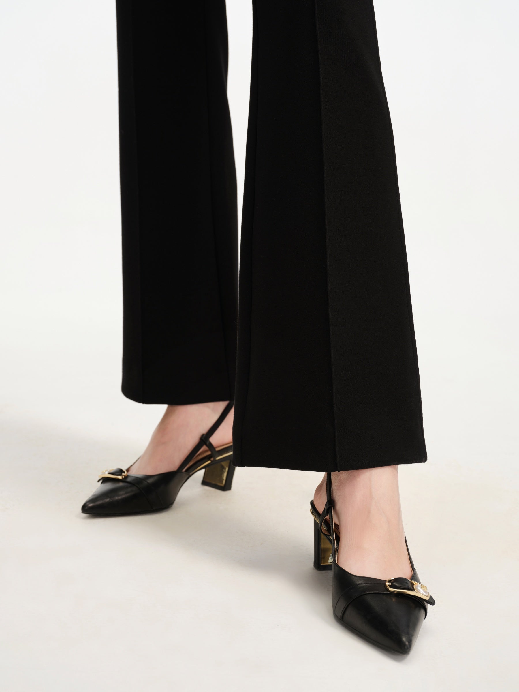 EP YAYING High Waist Flared legs Pants
