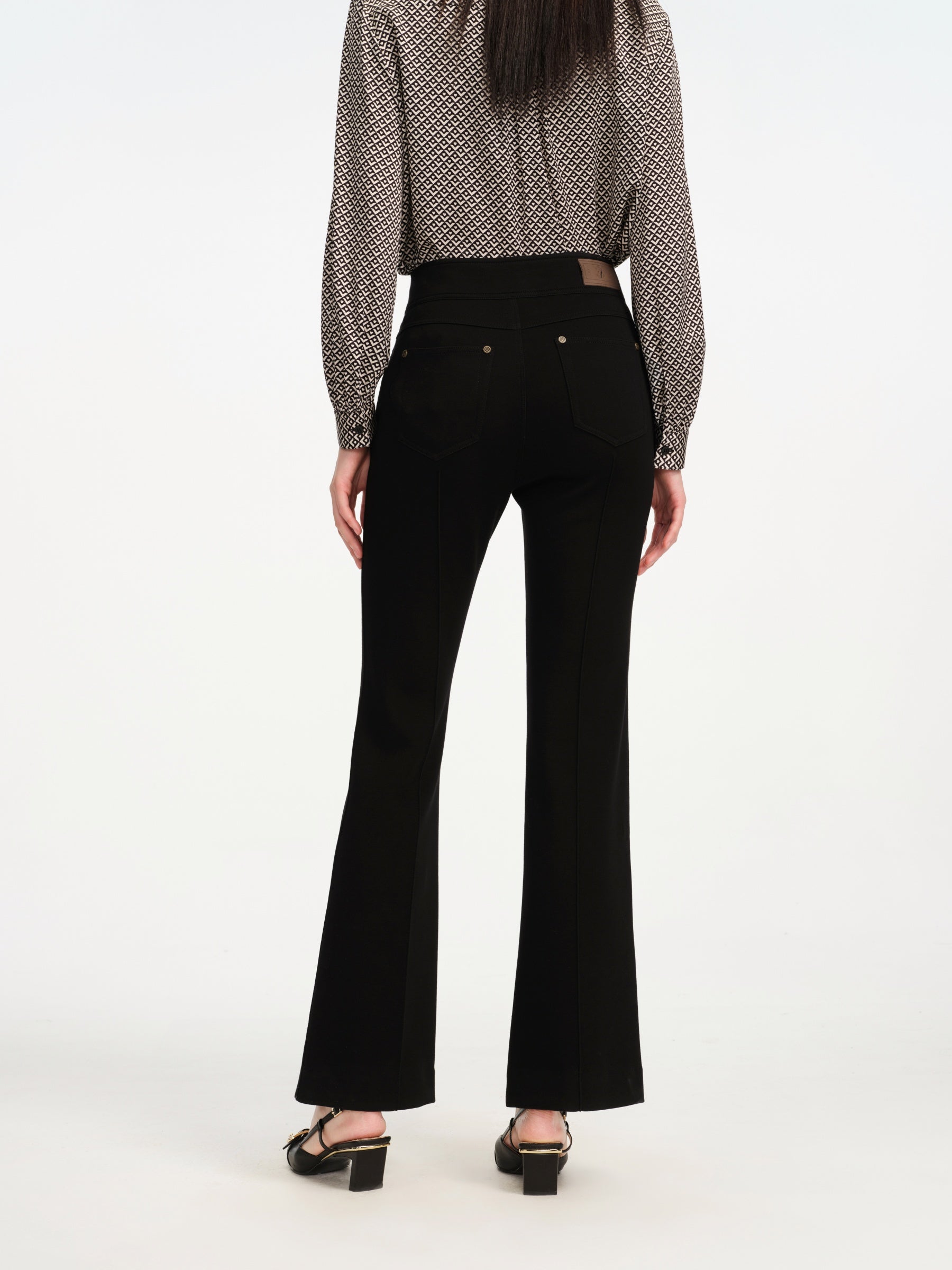 EP YAYING High Waist Flared legs Pants