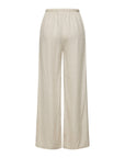 EP YAYING Linen Drawstring Straight Pants