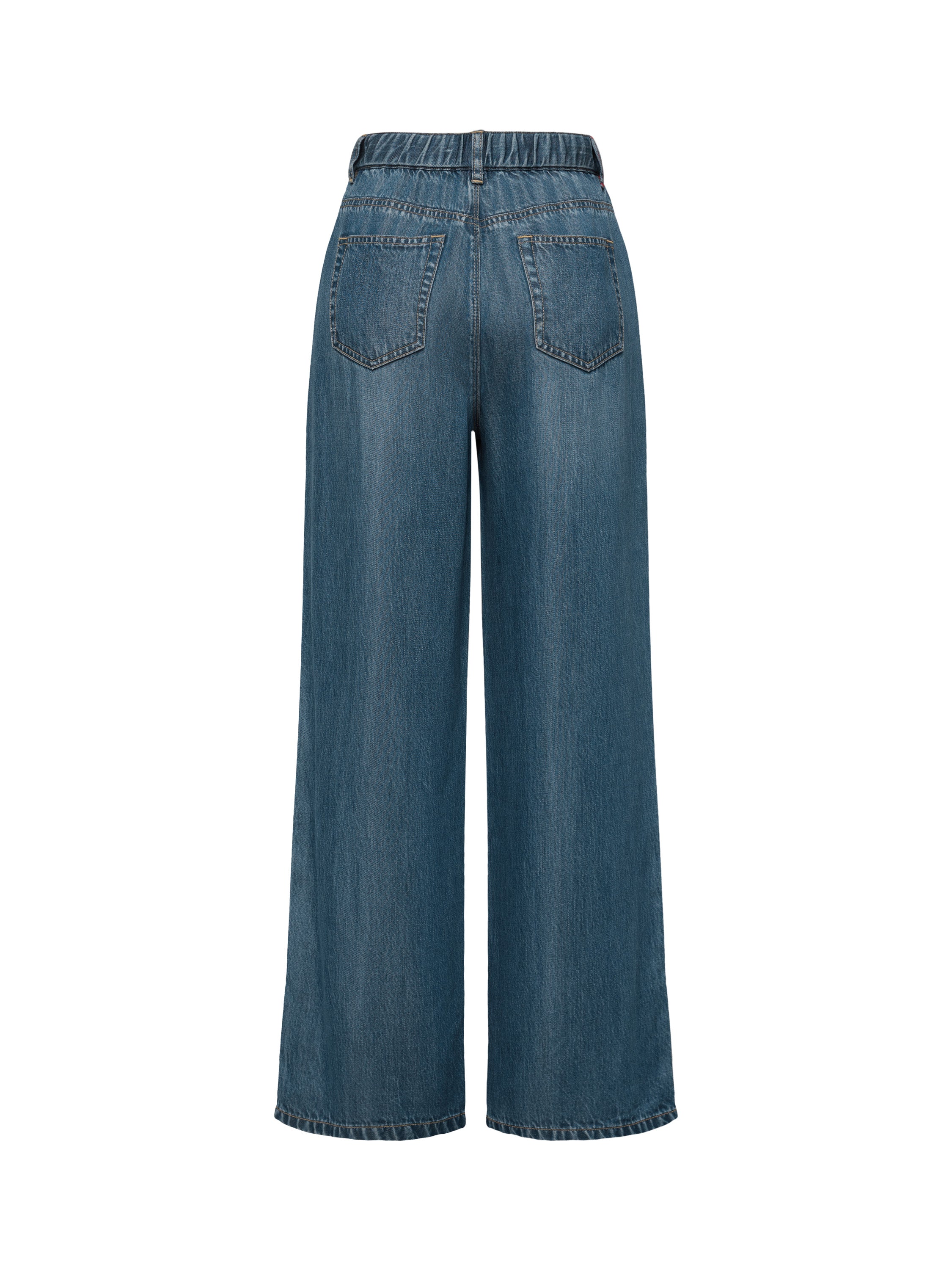 EP Yaying TENCEL Soft Denim Straight-Leg Jeans