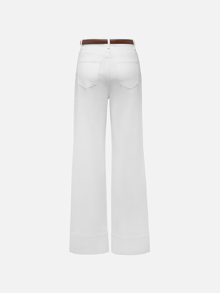 EP YAYING Straight-Leg Wide-Leg Jeans