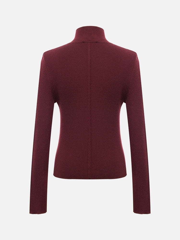 EP YAYING Wool Knit Sweater