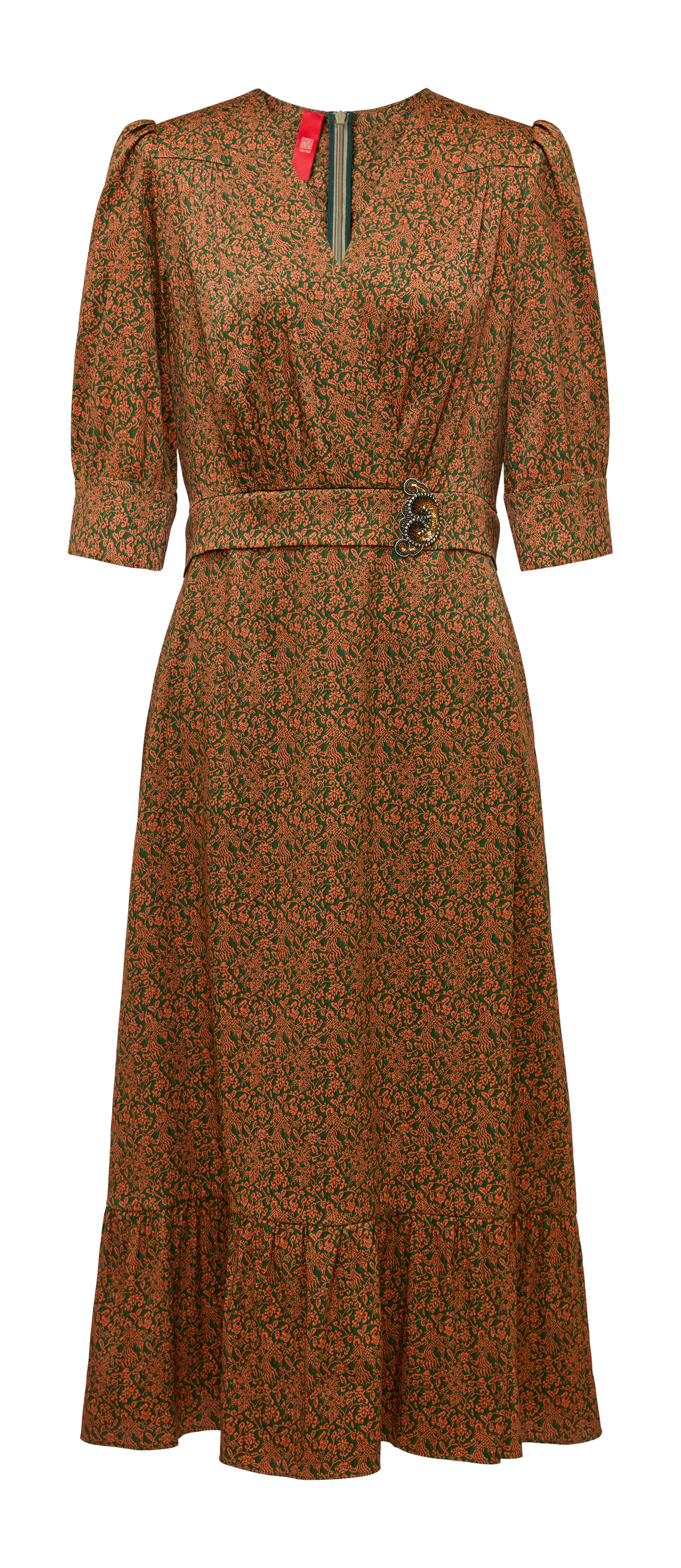YAYING One-Piece Tea-Length Dress