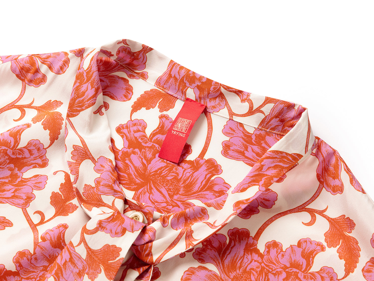 YAYING Printed Silk Shirt