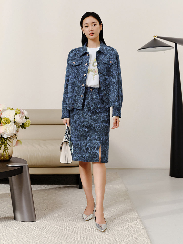 YAYING Short Denim Jacket EPIADJ101AB