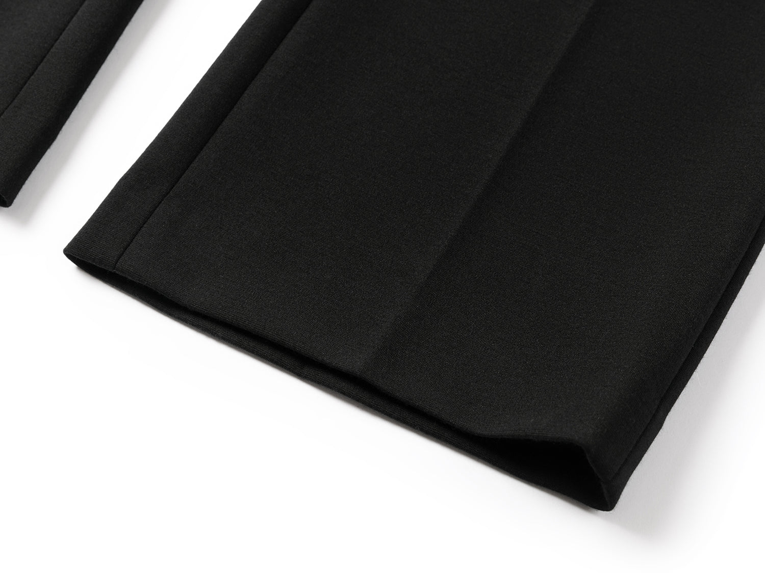 YAYING Merino Wool Micro Flare Black Pants