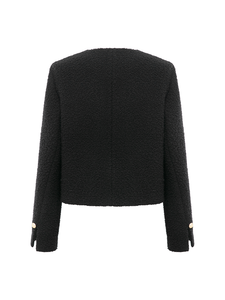 YAYING Parisian-style Bouclé Cropped Jacket EPIAW1220AH